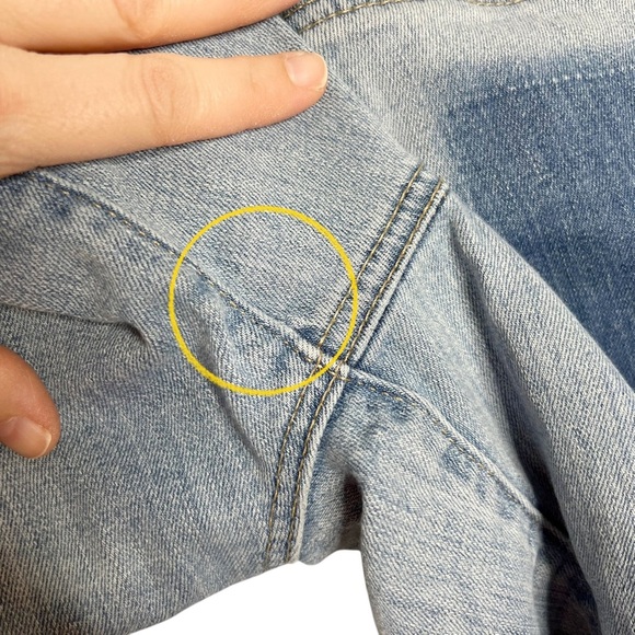 LOFT Light Wash Modern Skinny Side Stripe Step Raw Hem Jeans - Picture 8 of 14